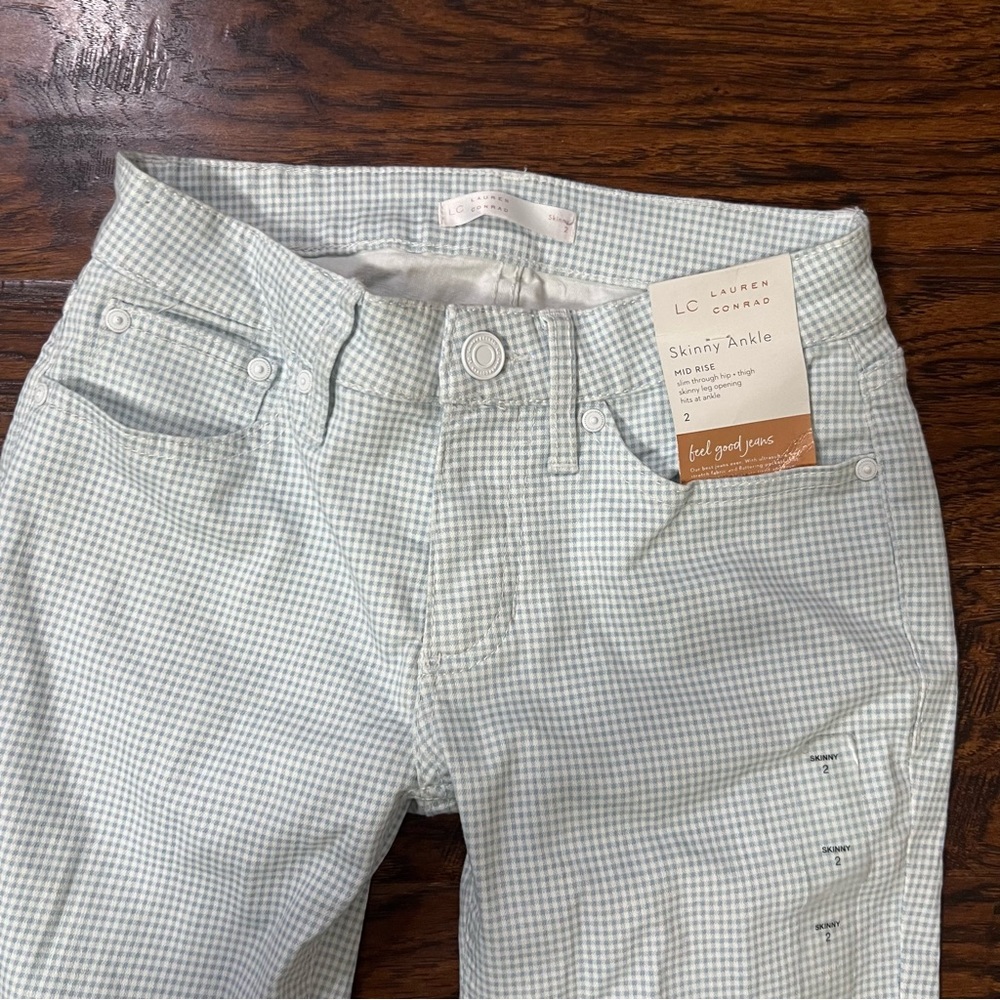 NWT Lauren Conrad Mid Rise Ankle “Feel Good Jeans” Size 2 - Picture 4 of 8